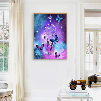 Dreamcatcher - Full Round Drill Diamond Painting 30*40CM