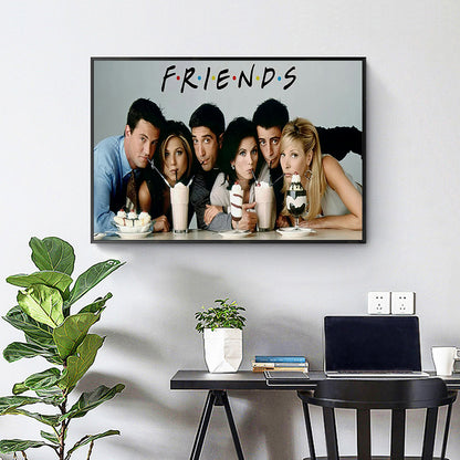 Friends - Full Round Drill Diamond Painting 60*40CM