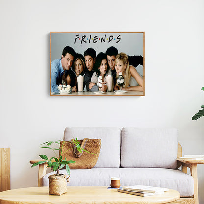 Friends - Full Round Drill Diamond Painting 60*40CM