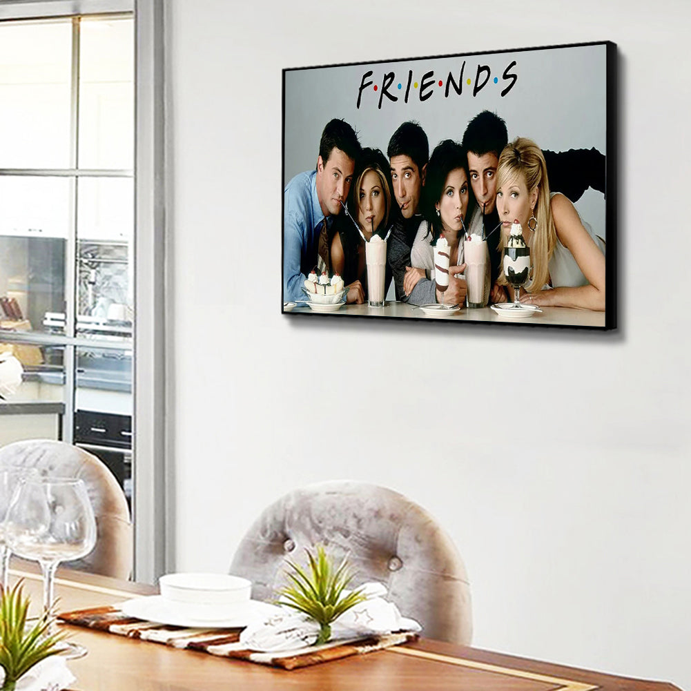 Friends - Full Round Drill Diamond Painting 60*40CM