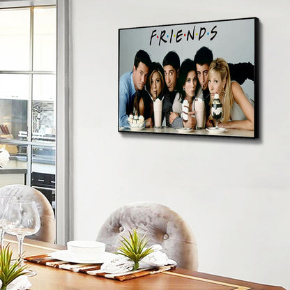 Friends - Full Round Drill Diamond Painting 60*40CM