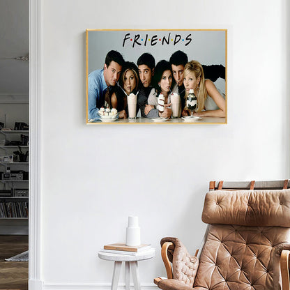 Friends - Full Round Drill Diamond Painting 60*40CM