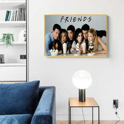 Friends - Full Round Drill Diamond Painting 60*40CM
