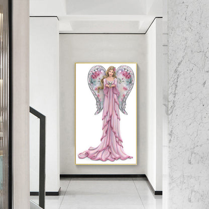 Angel - Full Round Drill Diamond Painting 30*60CM