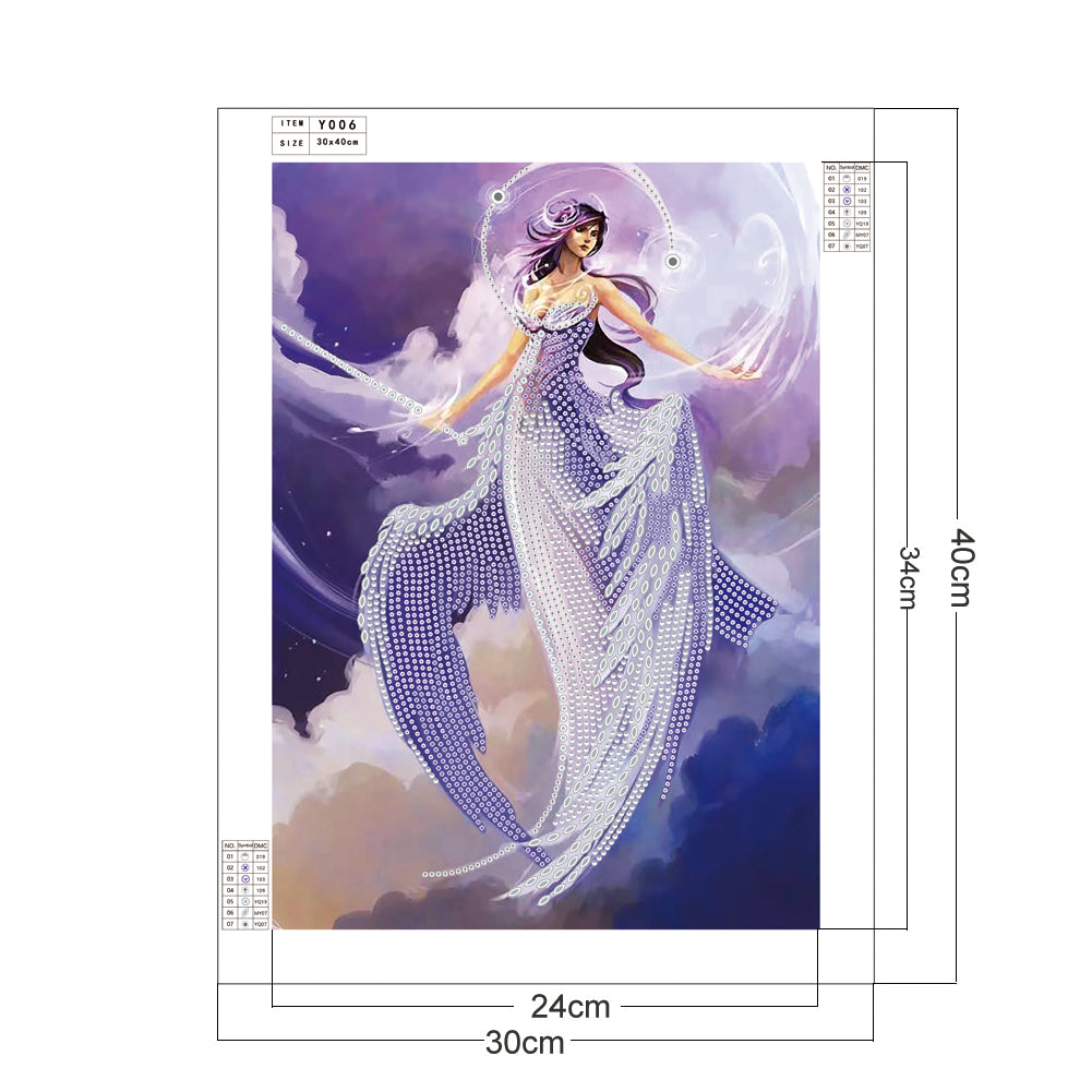 God - Special Shaped Drill Diamond Paintng 30*40CM