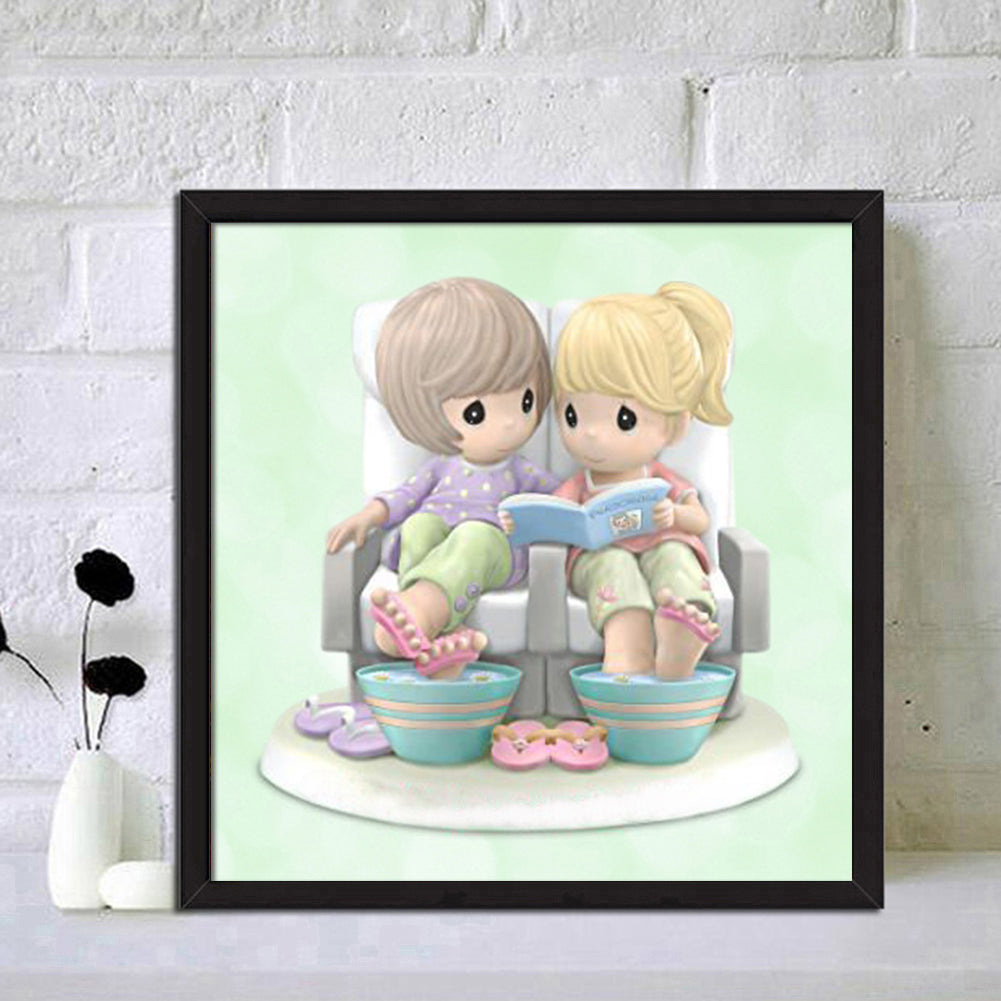 Doll - Full Round Drill Diamond Painting 40*40CM