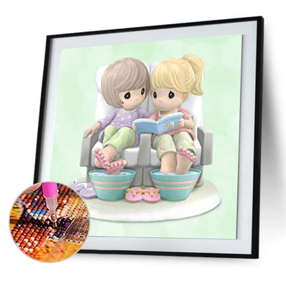 Doll - Full Round Drill Diamond Painting 40*40CM