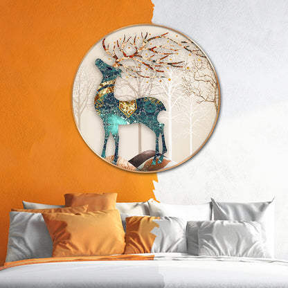 Deer - 11CT Stamped Cross Stitch 50*50CM