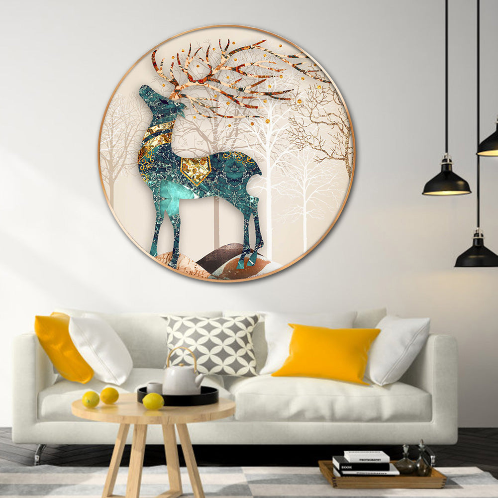 Deer - 11CT Stamped Cross Stitch 50*50CM