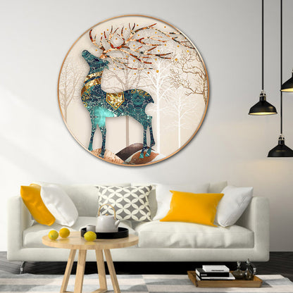 Deer - 11CT Stamped Cross Stitch 50*50CM
