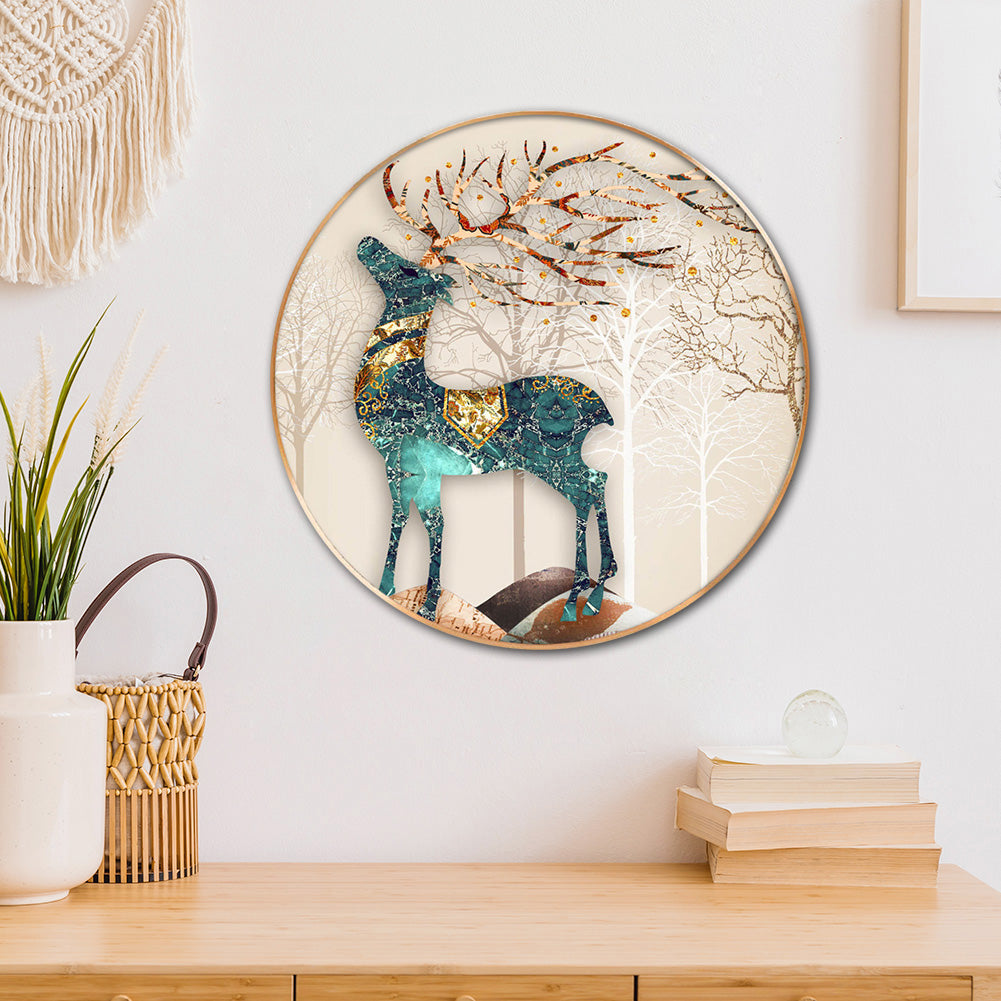 Deer - 11CT Stamped Cross Stitch 50*50CM