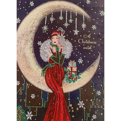 Lady - Special Shaped Drill Diamond Paintng 30*40CM
