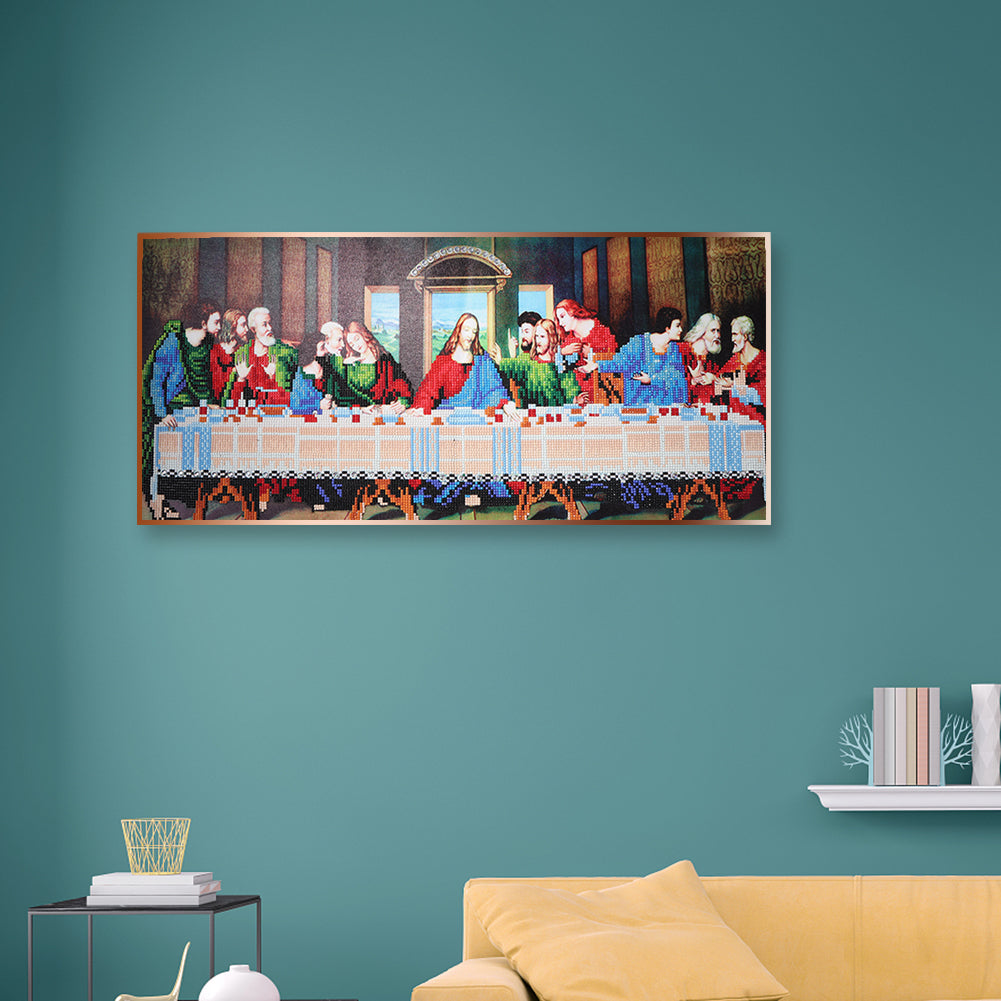 Last Supper - Special Shaped Drill Diamond Paintng 40*80CM
