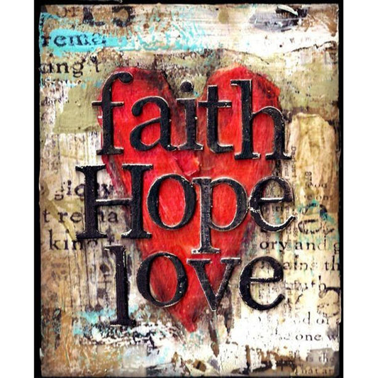 Faith - Full Round Drill Diamond Painting 30*40CM