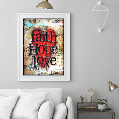 Faith - Full Round Drill Diamond Painting 30*40CM