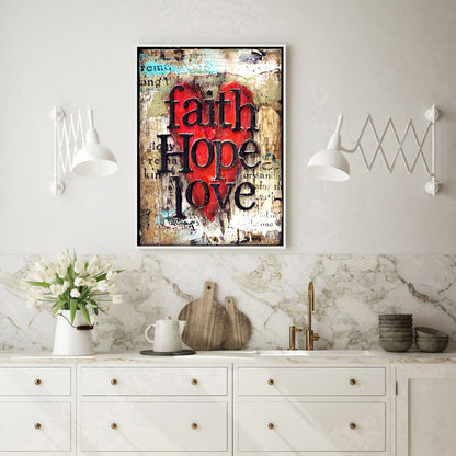 Faith - Full Round Drill Diamond Painting 30*40CM