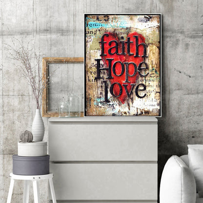 Faith - Full Round Drill Diamond Painting 30*40CM