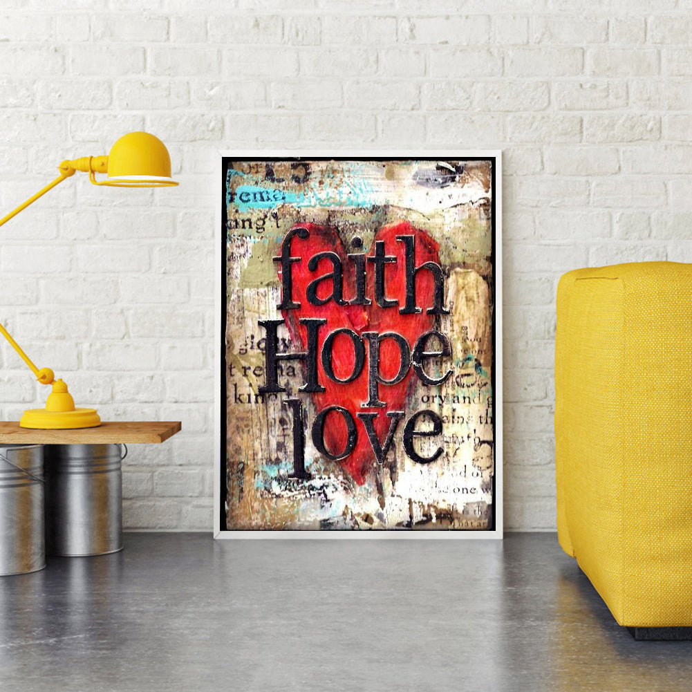 Faith - Full Round Drill Diamond Painting 30*40CM