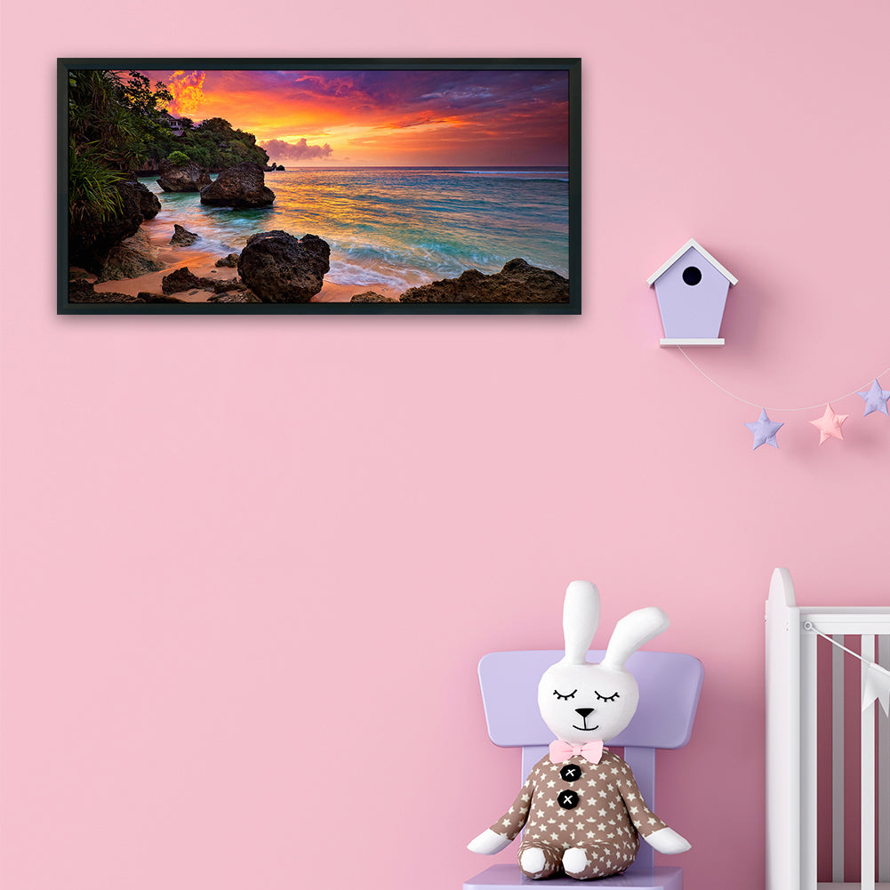 Scenery - 11CT Stamped Cross Stitch 40*85CM