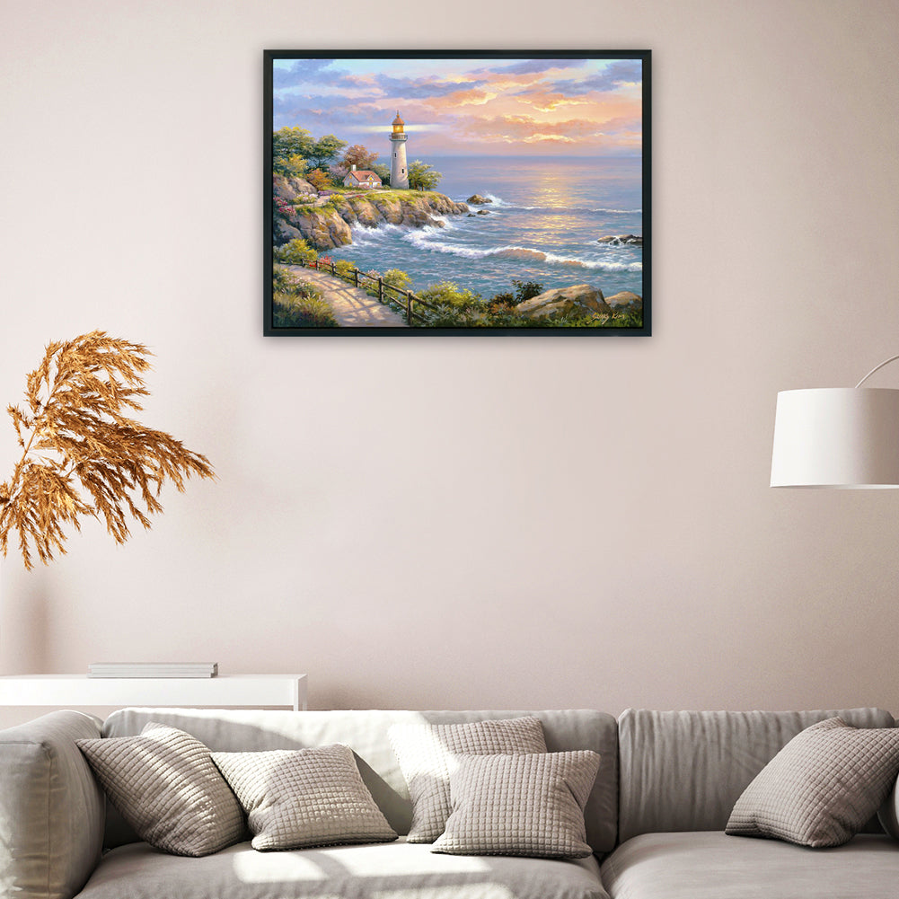 Scenery - 11CT Stamped Cross Stitch 50*40CM