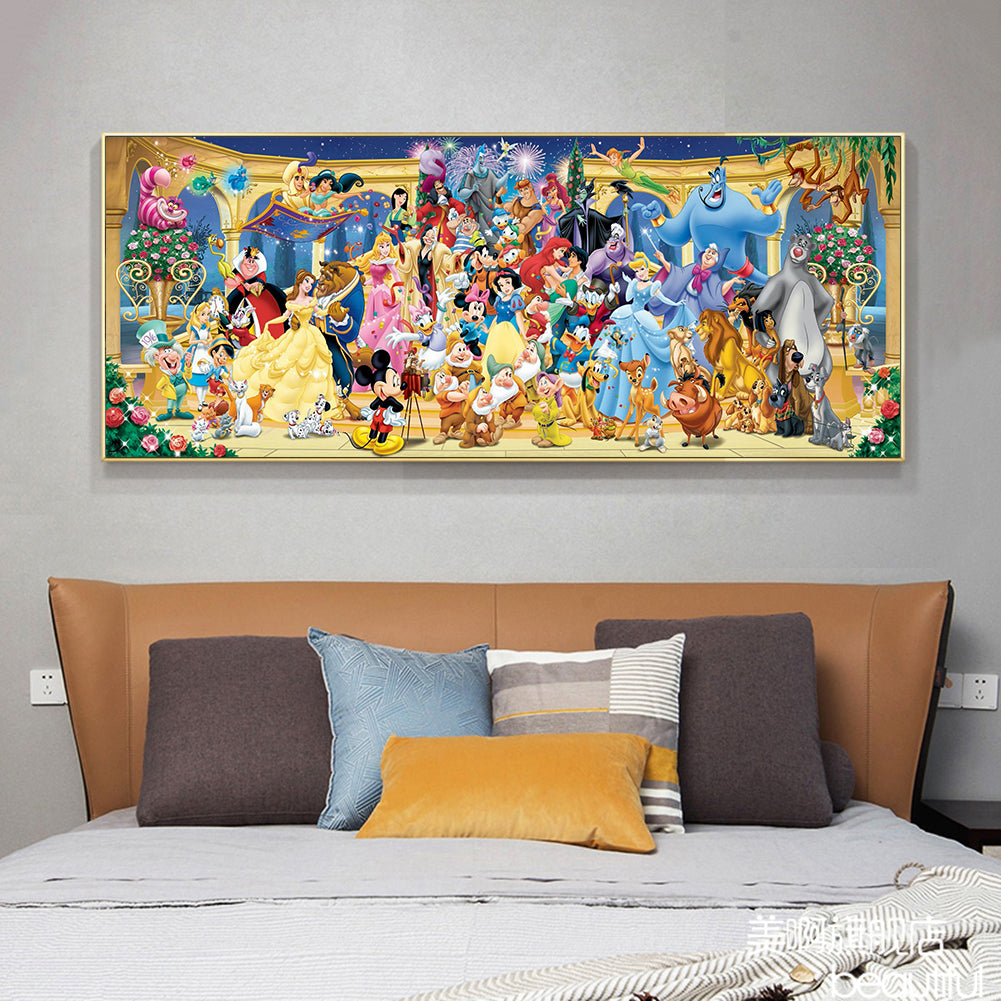 Disney Family - Full Round Drill Diamond Painting 110*50CM