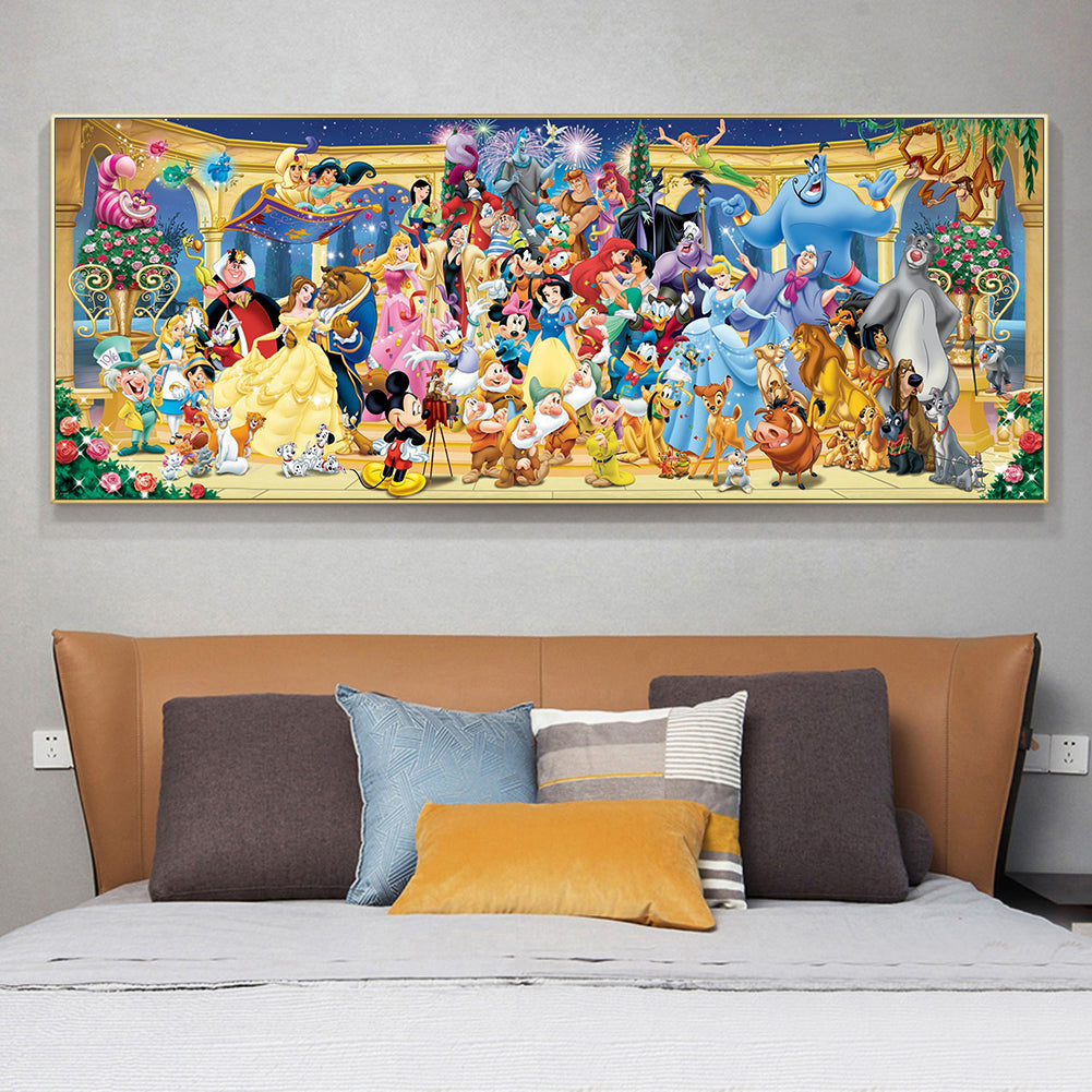 Disney Family - Full Round Drill Diamond Painting 110*50CM