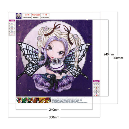 Elf Girl - Special Shaped Drill Diamond Paintng 30*30CM