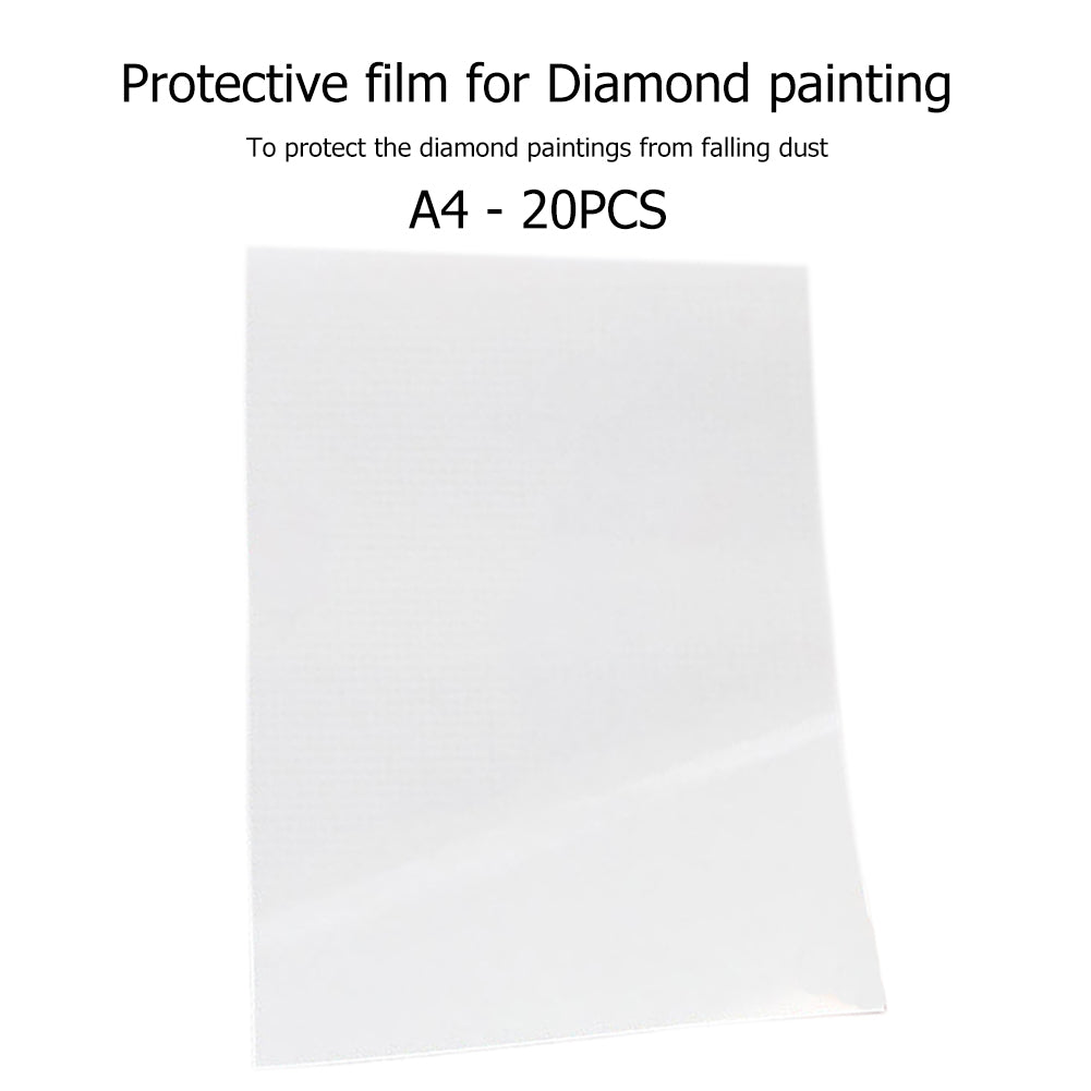 20pcs Release Paper Replacement Anti-Dirty DIY Diamond Painting Cover (A4)