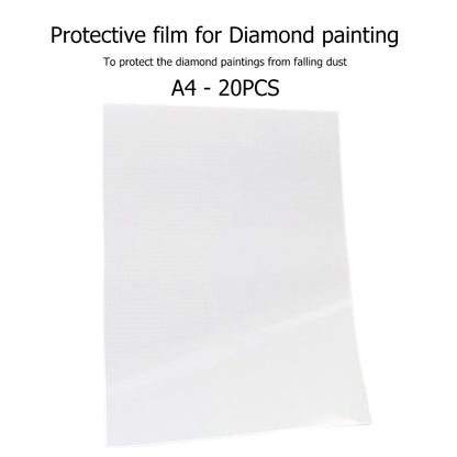 20pcs Release Paper Replacement Anti-Dirty DIY Diamond Painting Cover (A4)