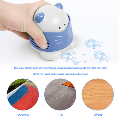 Mini Diamond Painting Drill Desktop Vacuum Cleaner Cleaning Machine (Blue)