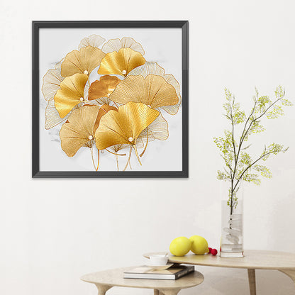 Ginkgo - 11CT Stamped Cross Stitch 50*50CM