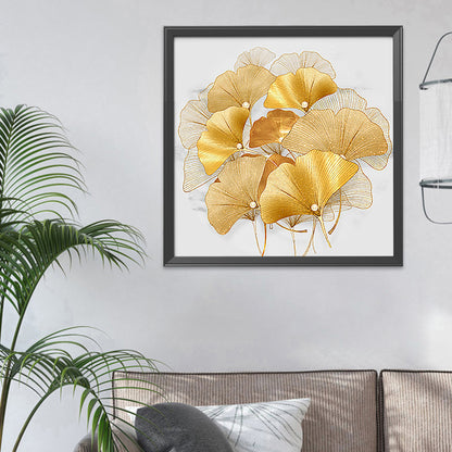 Ginkgo - 11CT Stamped Cross Stitch 50*50CM