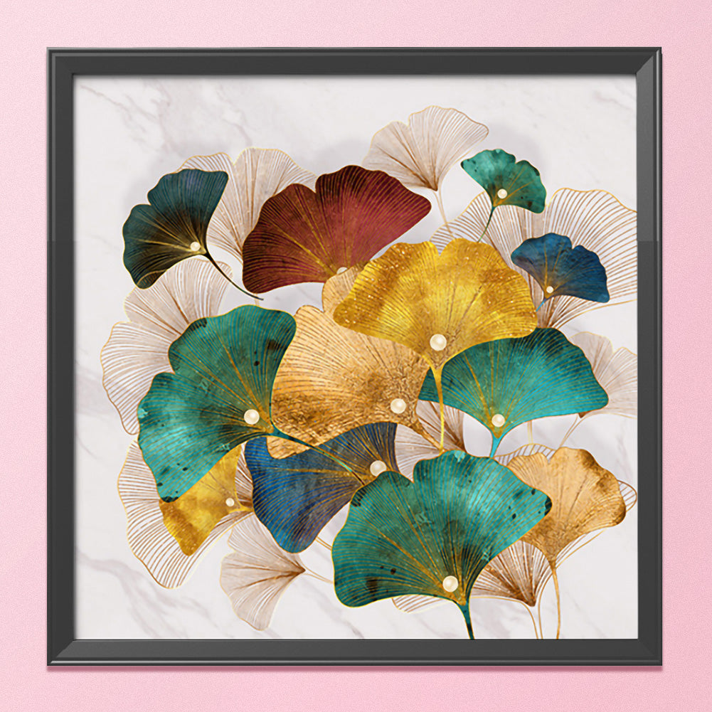 Ginkgo - 11CT Stamped Cross Stitch 50*50CM