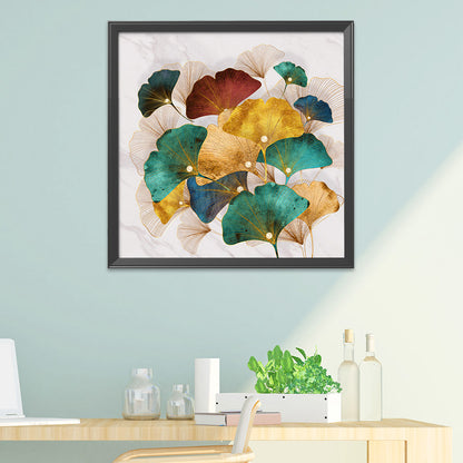 Ginkgo - 11CT Stamped Cross Stitch 50*50CM
