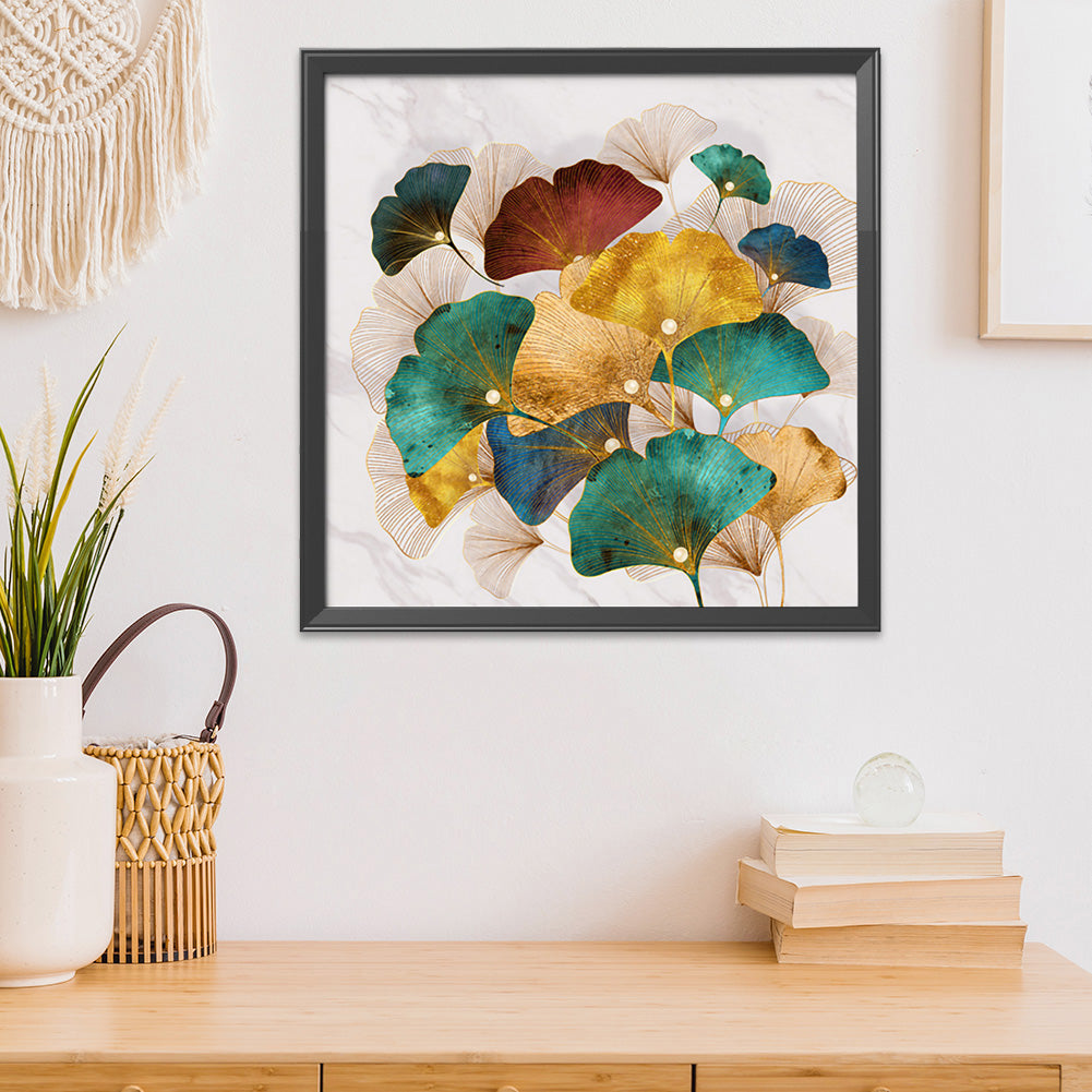 Ginkgo - 11CT Stamped Cross Stitch 50*50CM