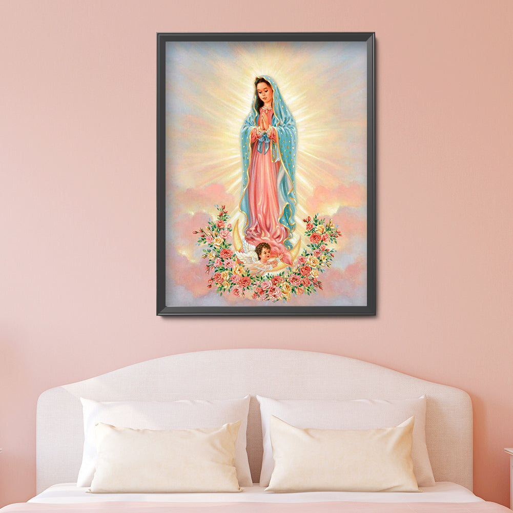 Saint Maria - Full Round Drill Diamond Painting 30*40CM