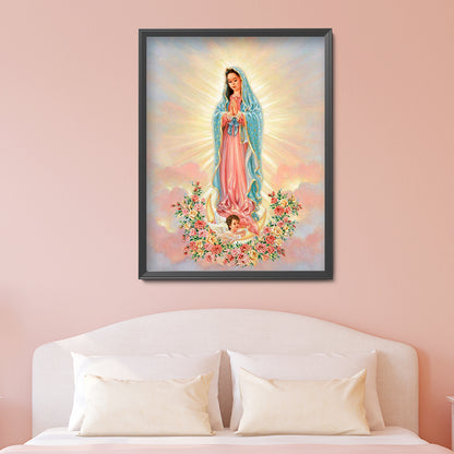 Saint Maria - Full Round Drill Diamond Painting 30*40CM