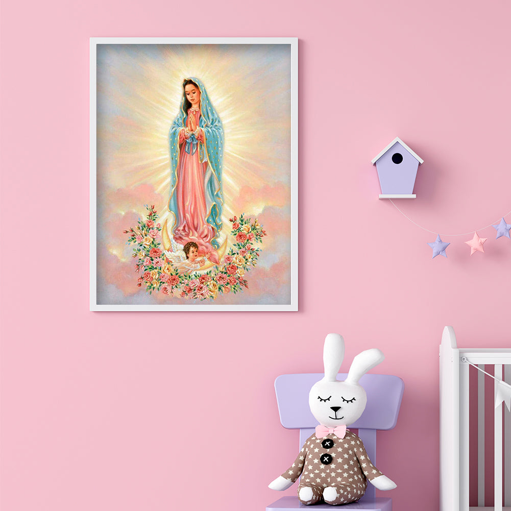 Saint Maria - Full Round Drill Diamond Painting 30*40CM