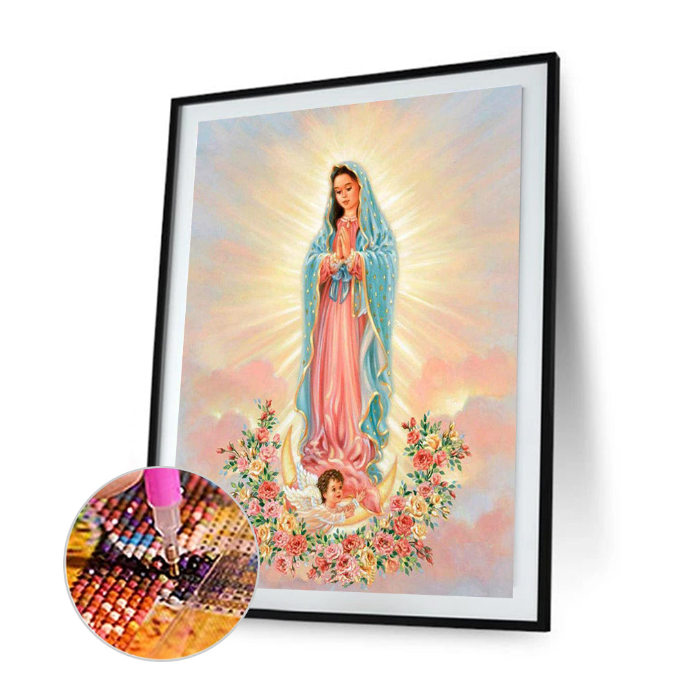Saint Maria - Full Round Drill Diamond Painting 30*40CM