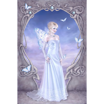 Butterfly Angel - Full Round Drill Diamond Painting 30*45CM