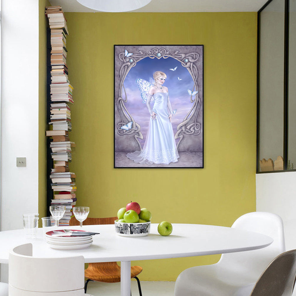 Butterfly Angel - Full Round Drill Diamond Painting 30*45CM