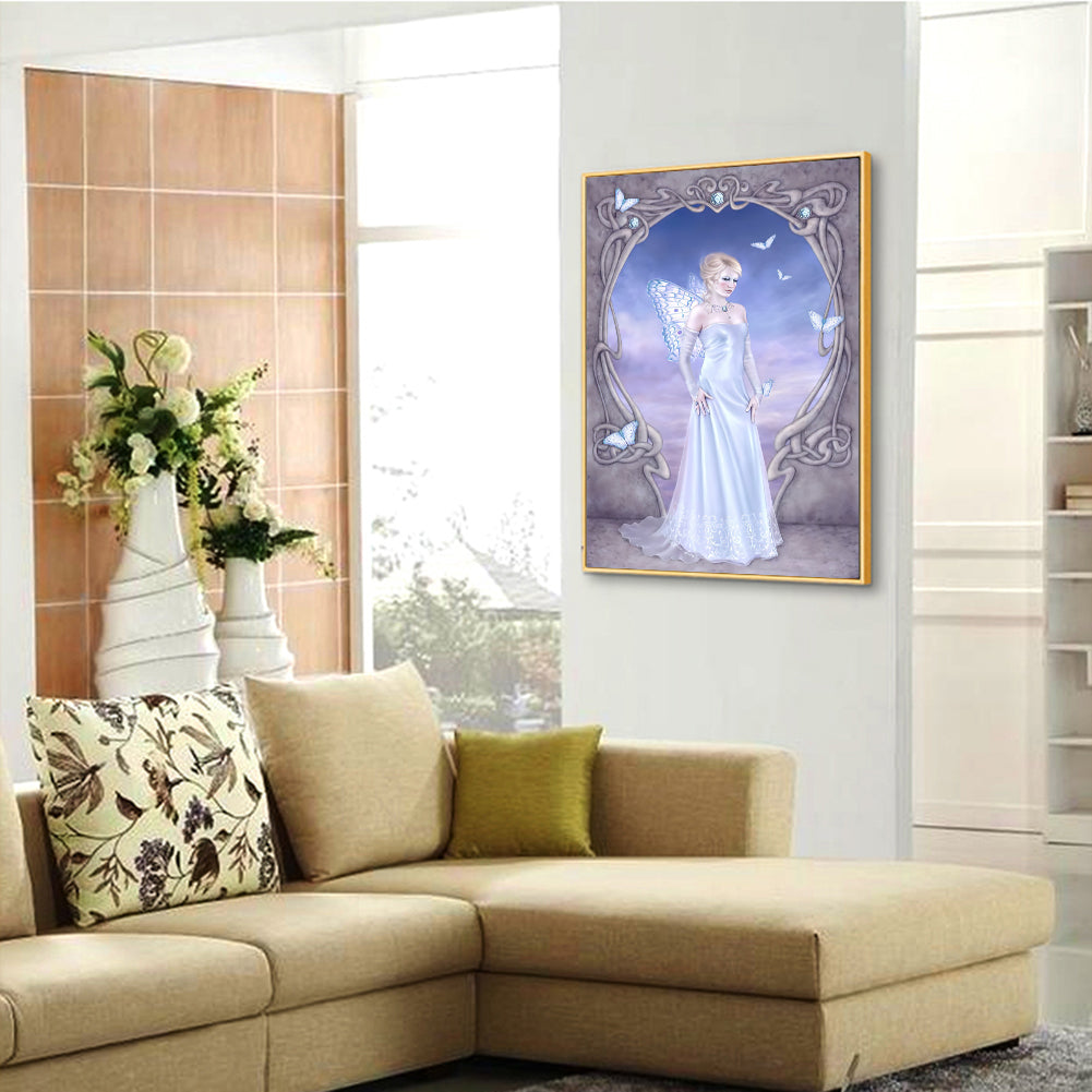Butterfly Angel - Full Round Drill Diamond Painting 30*45CM