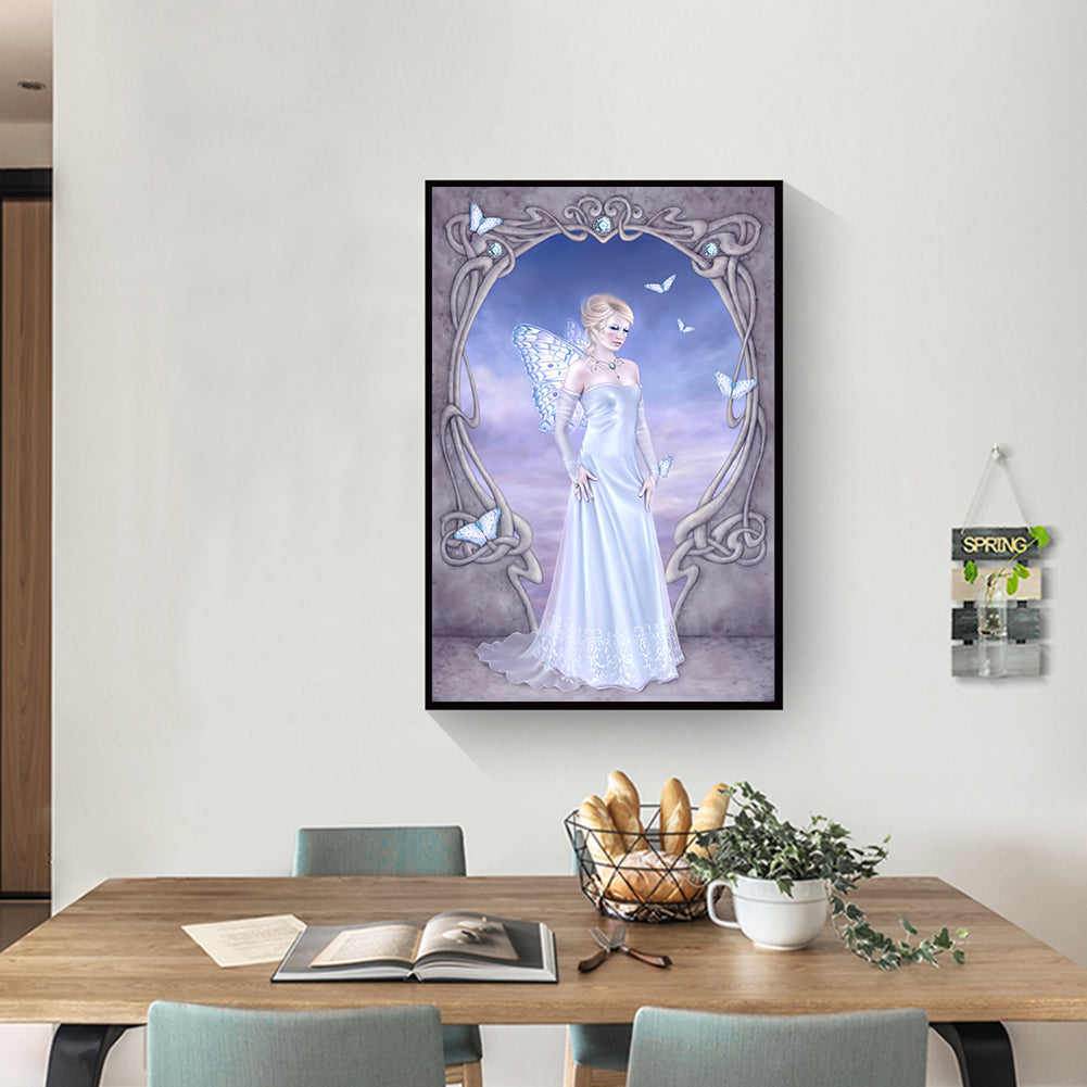 Butterfly Angel - Full Round Drill Diamond Painting 30*45CM