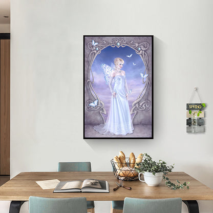 Butterfly Angel - Full Round Drill Diamond Painting 30*45CM