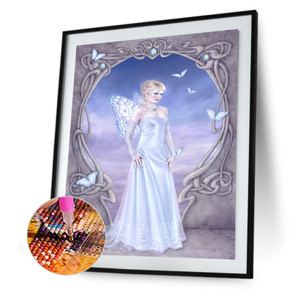 Butterfly Angel - Full Round Drill Diamond Painting 30*45CM