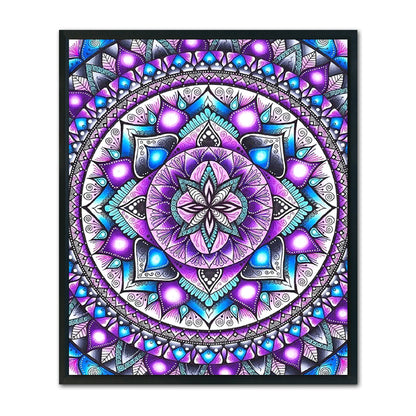 Mandala Flower - 11CT Stamped Cross Stitch 40*48CM