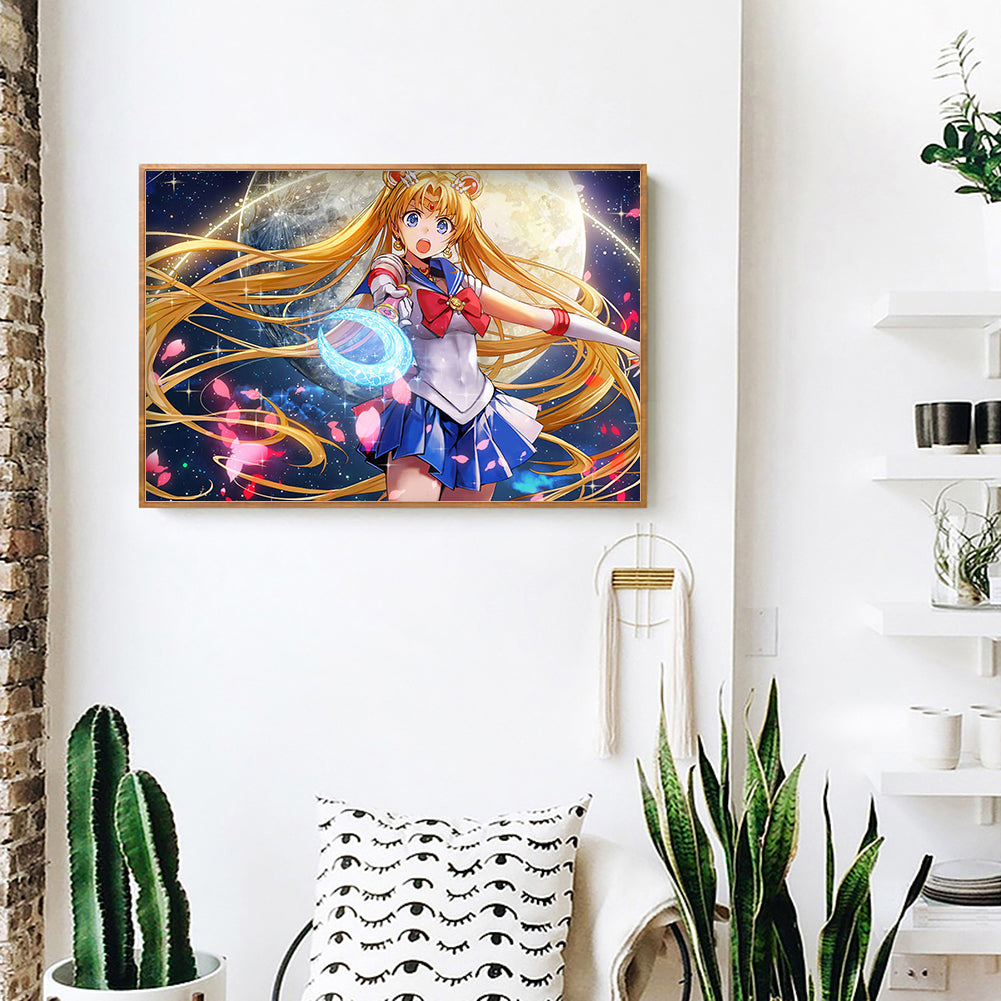 Beauty Soldier - Full Round Drill Diamond Painting 40*30CM