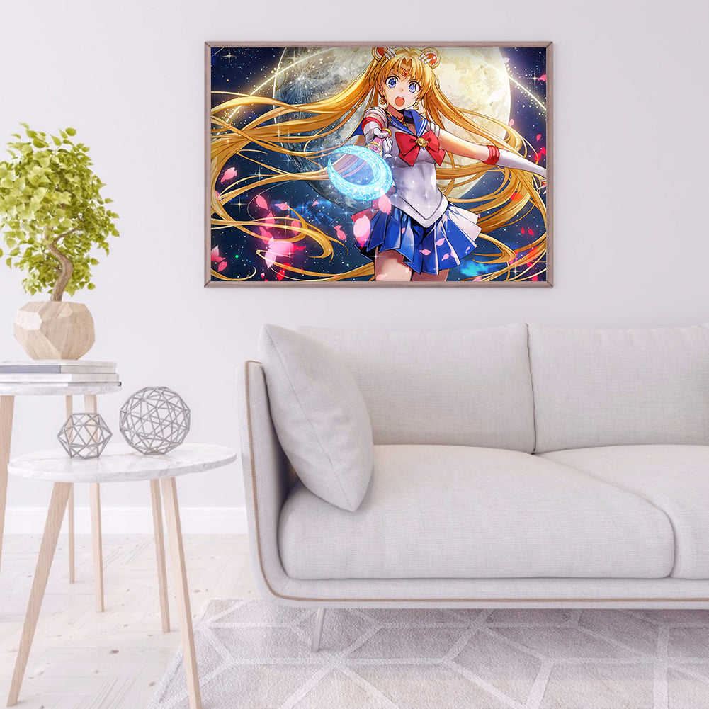 Beauty Soldier - Full Round Drill Diamond Painting 40*30CM