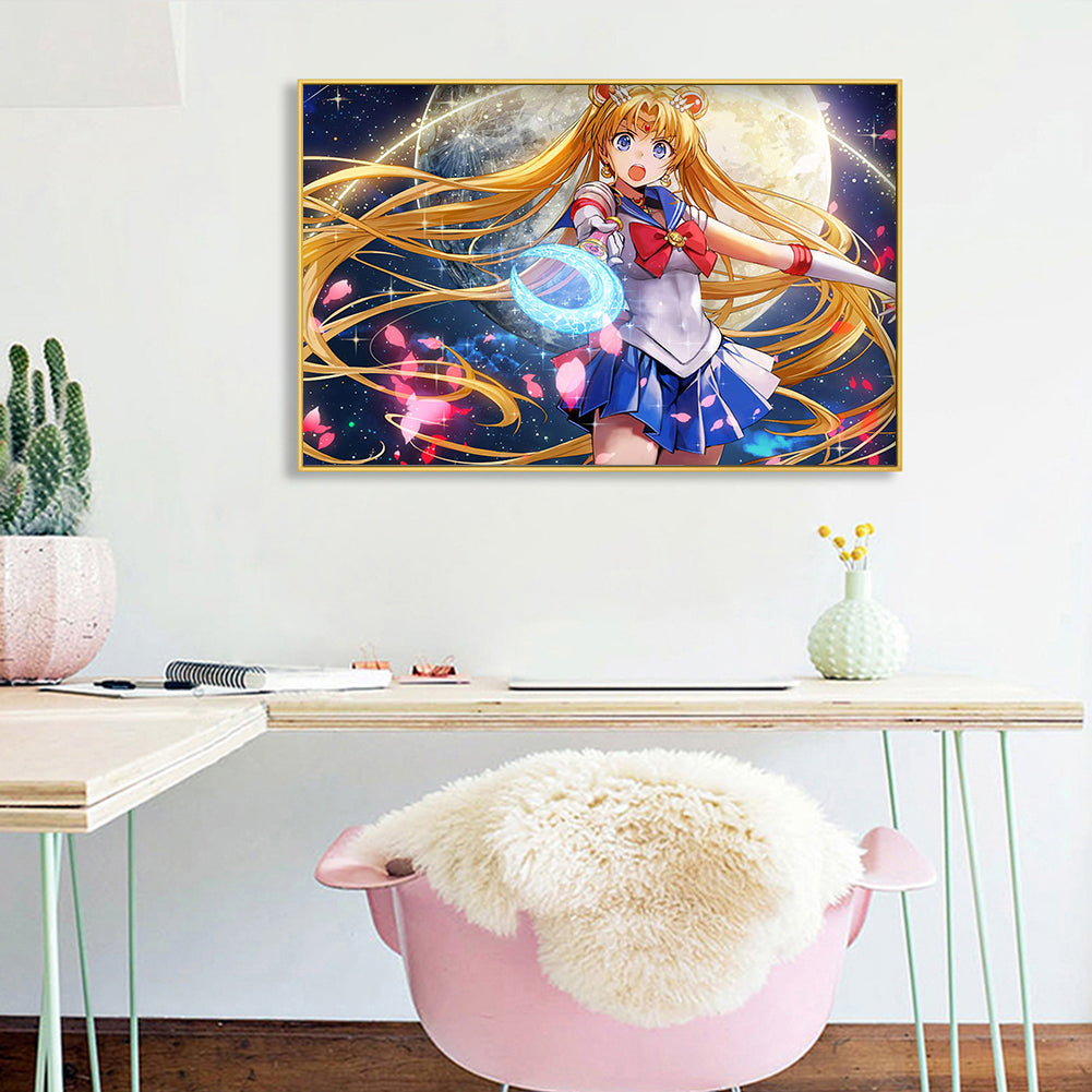 Beauty Soldier - Full Round Drill Diamond Painting 40*30CM