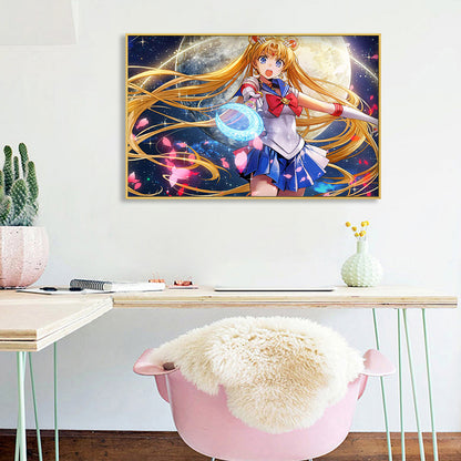 Beauty Soldier - Full Round Drill Diamond Painting 40*30CM
